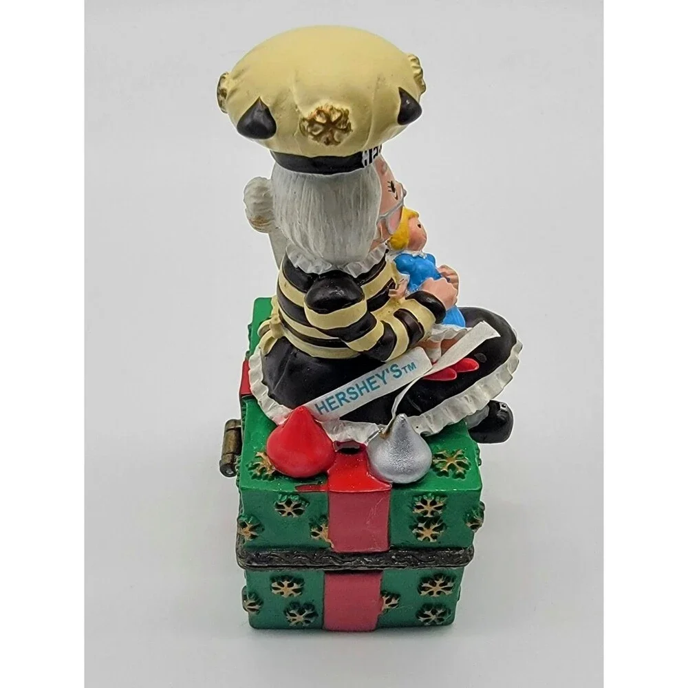 Hershey's Kurt Adler Christmas Trinket Ring Box Mrs. Claus Holiday
